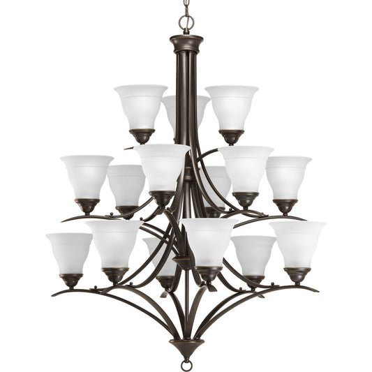 Trinity 15 Light Chandelier in Antique Bronze