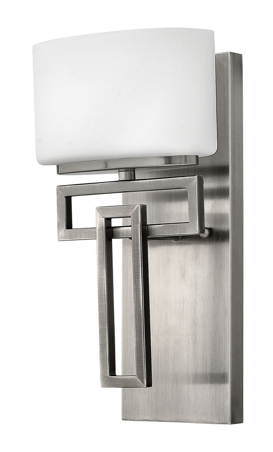 Lanza One Light Vanity in Antique Nickel
