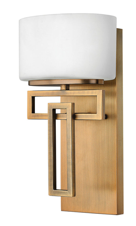 Lanza One Light Vanity in Brushed Bronze