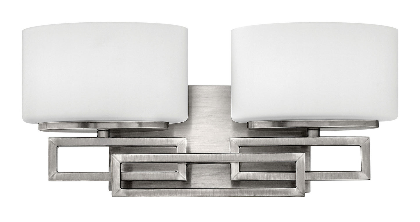 Lanza Two Light Vanity in Antique Nickel
