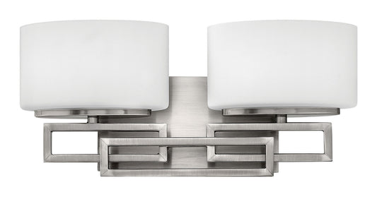 Lanza Two Light Vanity in Antique Nickel