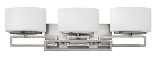 Lanza Three Light Vanity in Antique Nickel