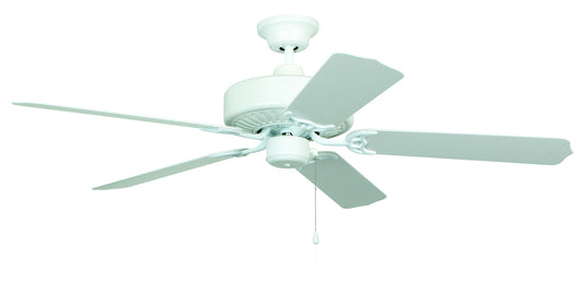 Enduro Plastic 52" Ceiling Fan in White