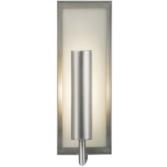 Mila One Light Wall Sconce in Brushed Steel