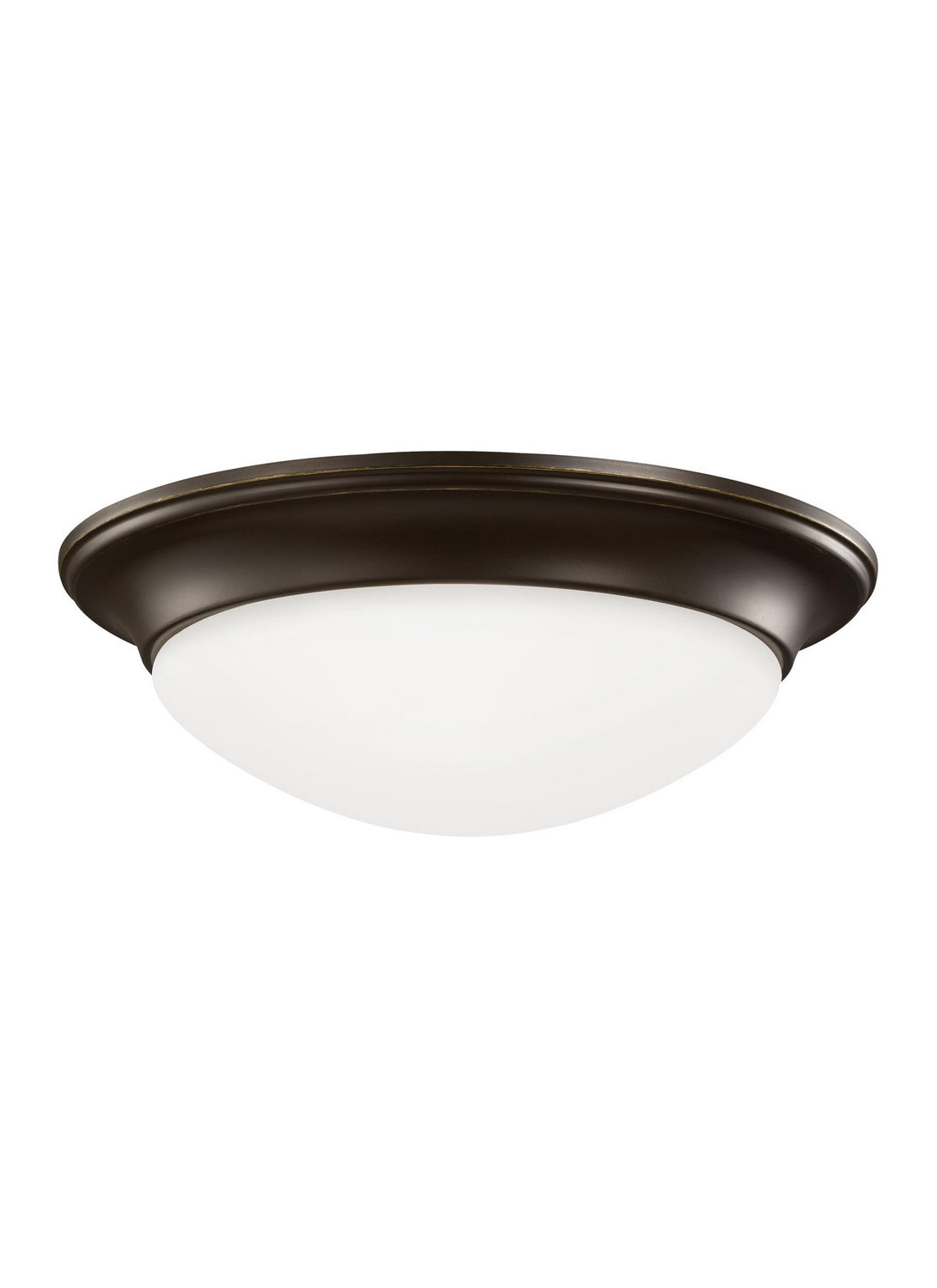 Nash Two Light Flush Mount in Bronze