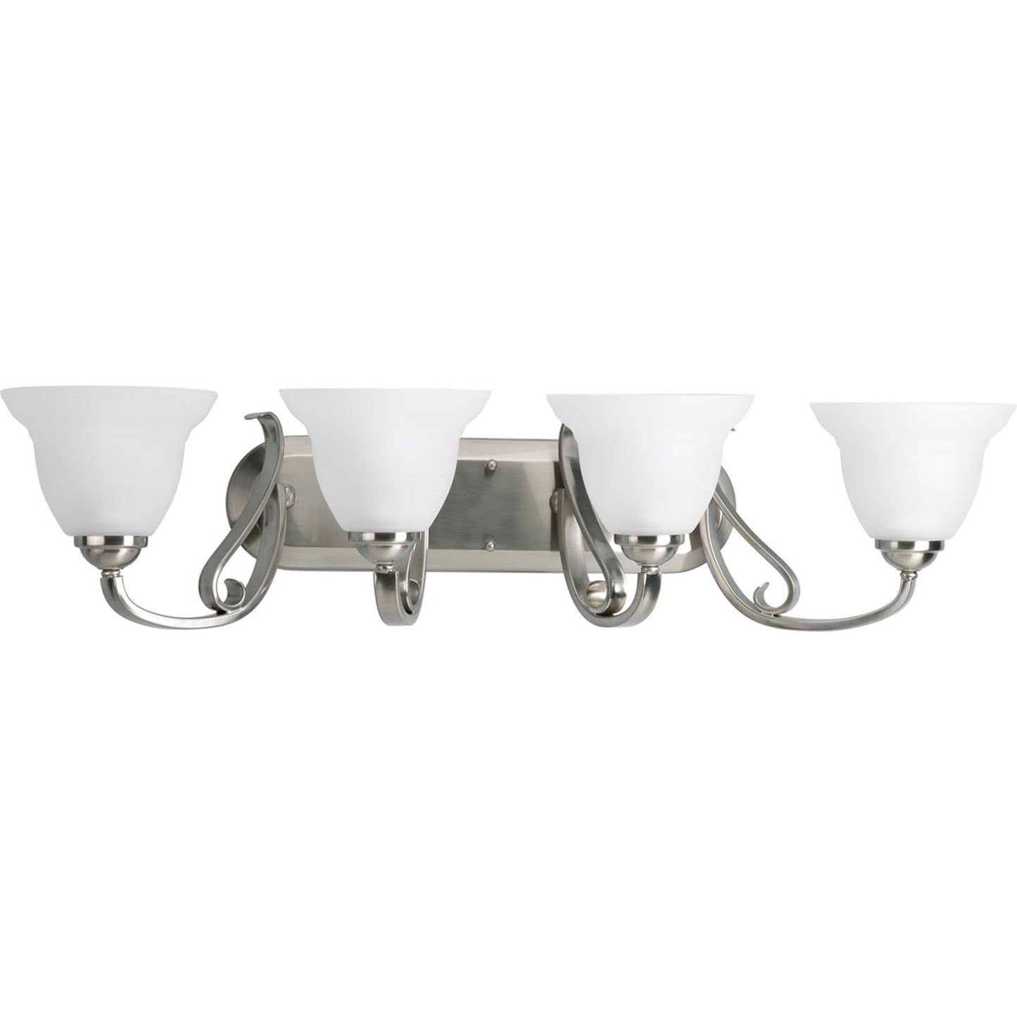 Torino Four Light Bath Bracket in Brushed Nickel