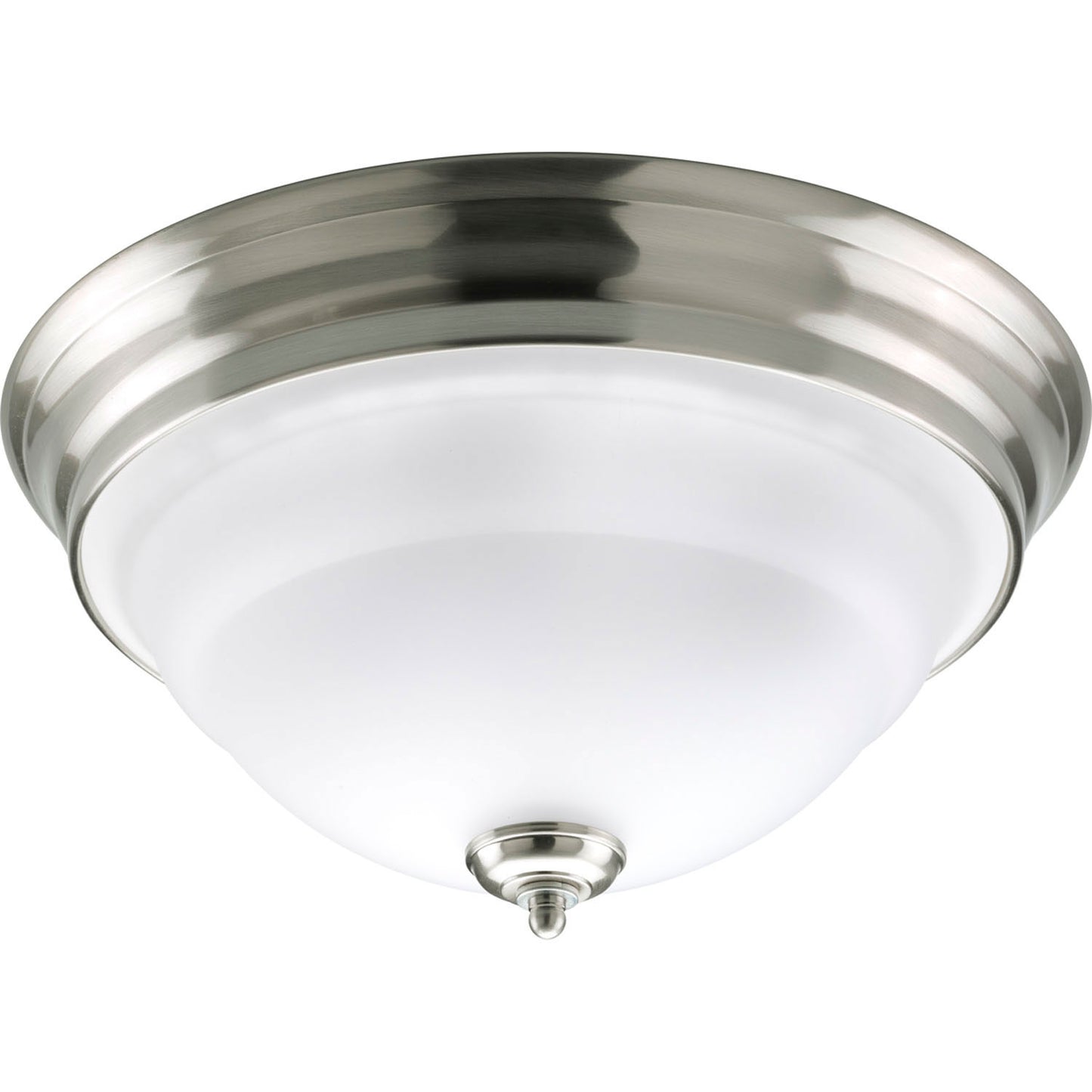 Torino Two Light Flush Mount in Brushed Nickel