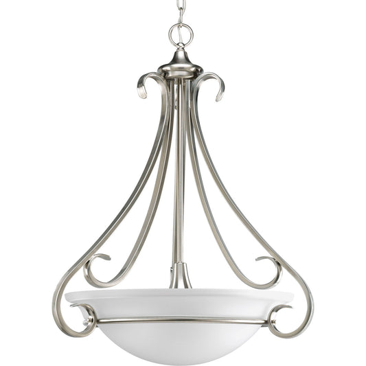 Torino Three Light Pendant in Brushed Nickel