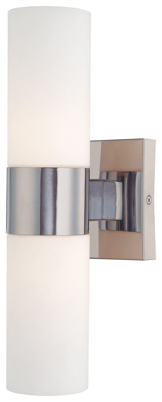 Two Light Wall Sconce in Chrome