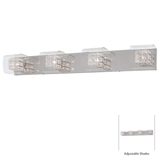 George Kovacs - P5804-077 - Four Light Bath - Jewel Box - Chrome