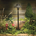 One Light Path & Spread in Textured Architectural Bronze