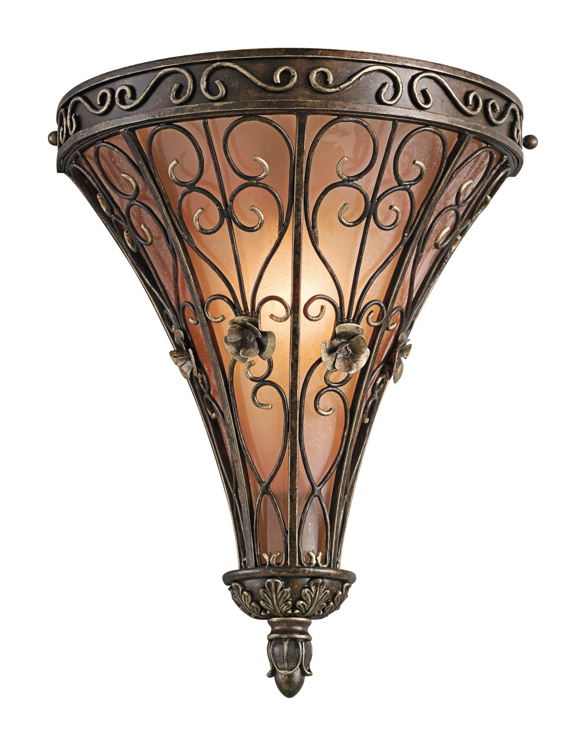 Marchesa One Light Wall Sconce in Terrene Bronze