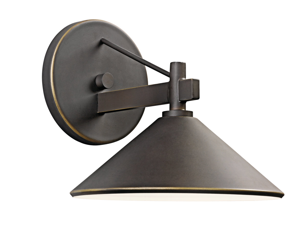 Ripley One Light Outdoor Wall Mount in Olde Bronze