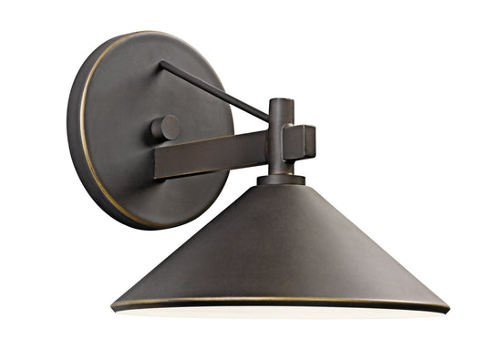 Ripley One Light Outdoor Wall Mount in Olde Bronze