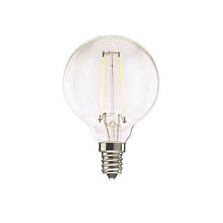 Bulbrite 2W 120V E12 G16.5 Clear Globe Shape