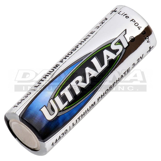 3.2V 350mAh 14430 LIFE PHOS AA LIFEO4-14430