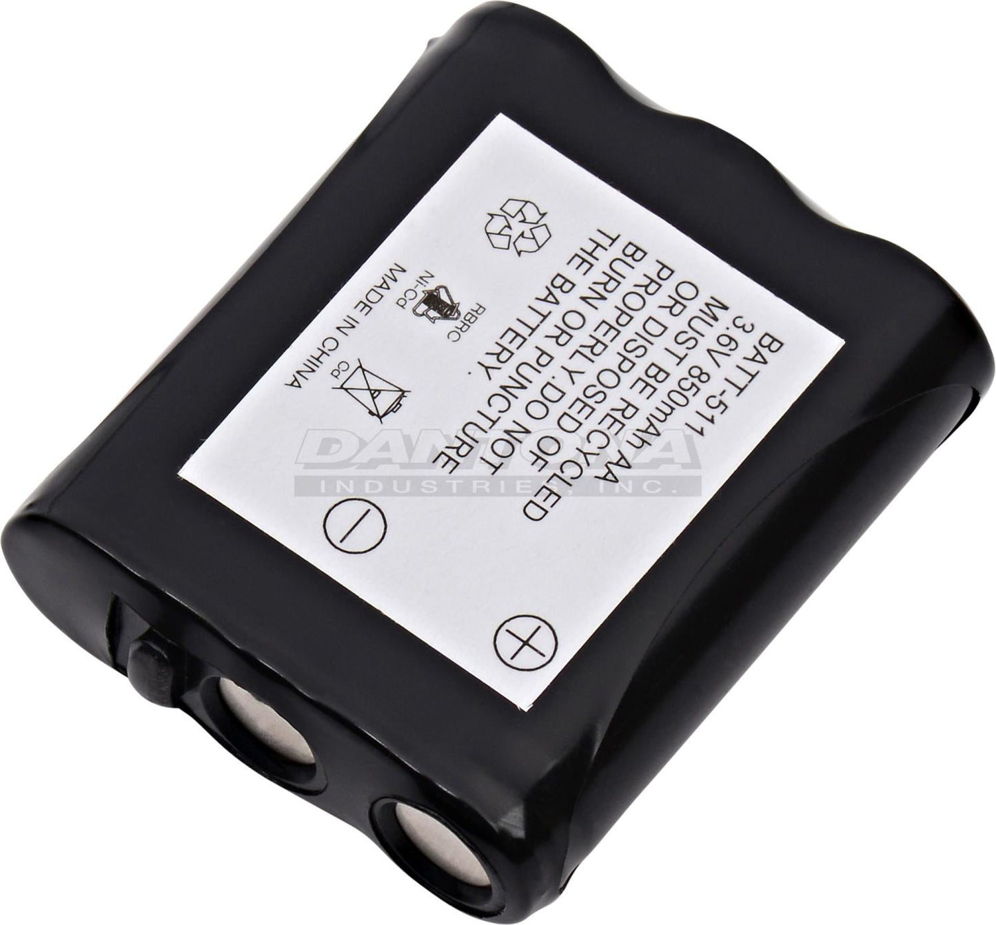BATT-511 3.6V 900mAh NiCad Pana P-P511
