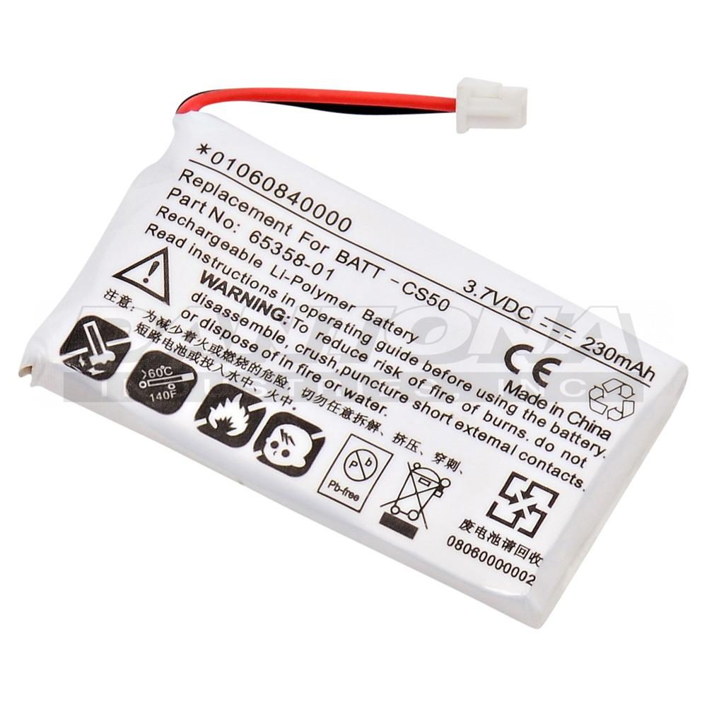 BATT-CS50 3.7V 230mAh Li-Poly for Plantronics Headset