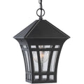 Generation Lighting - 60131-12 - One Light Outdoor Pendant - Herrington - Black