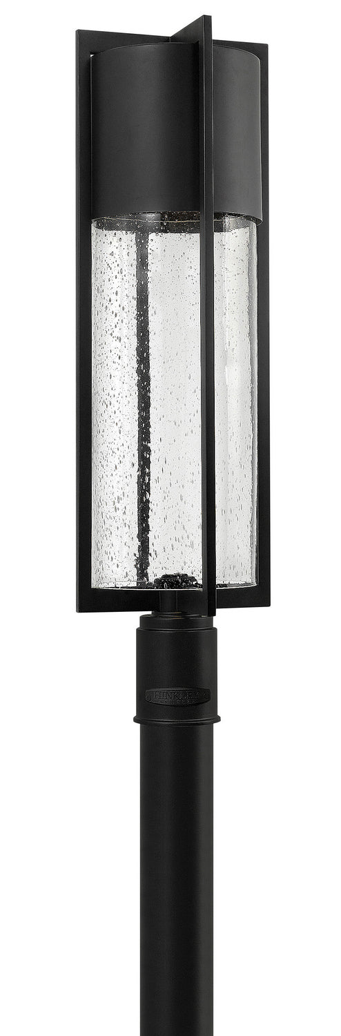 Shelter LED Post Top or Pier Mount Lantern in Black