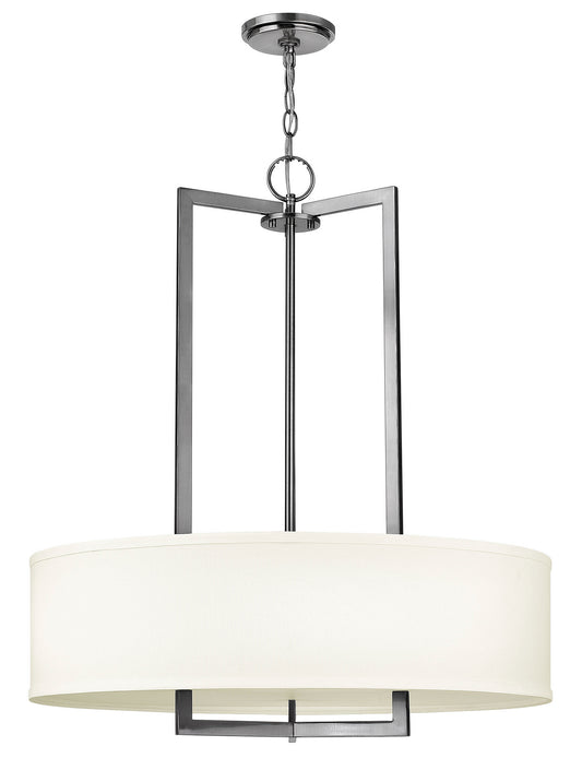 Hampton LED Chandelier in Antique Nickel