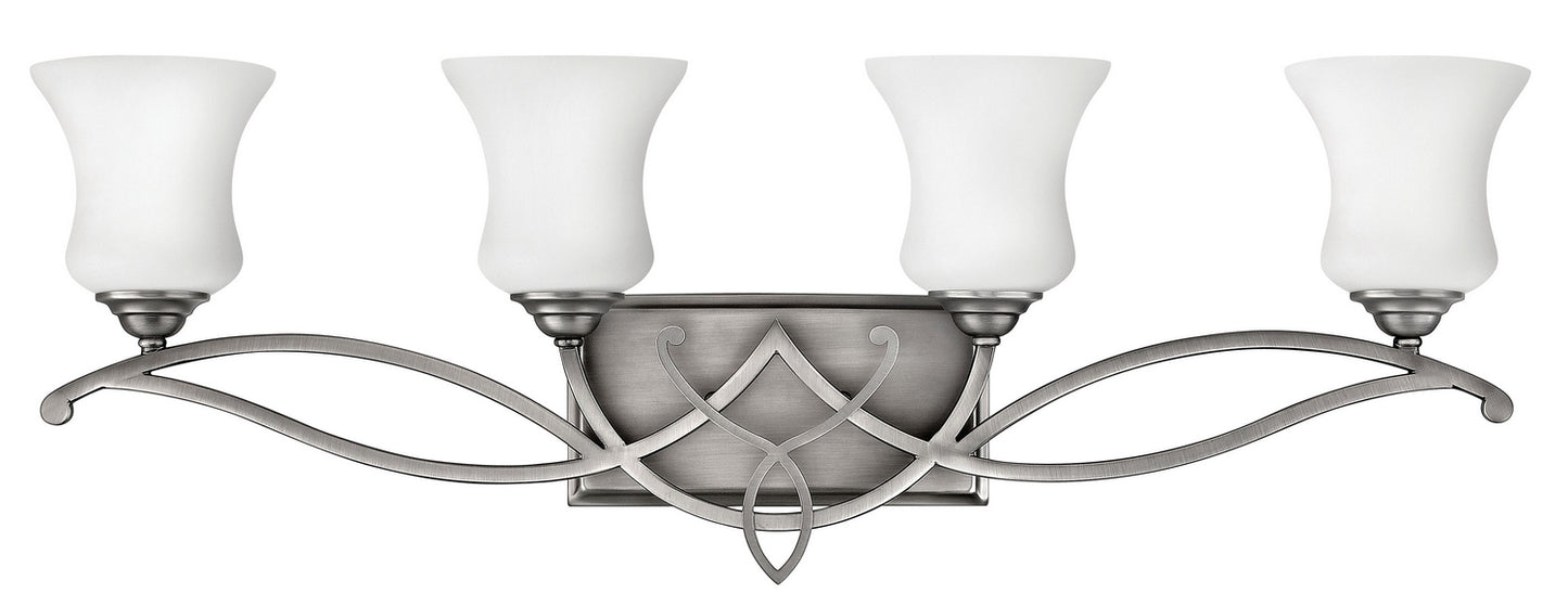Brooke LED Vanity in Antique Nickel
