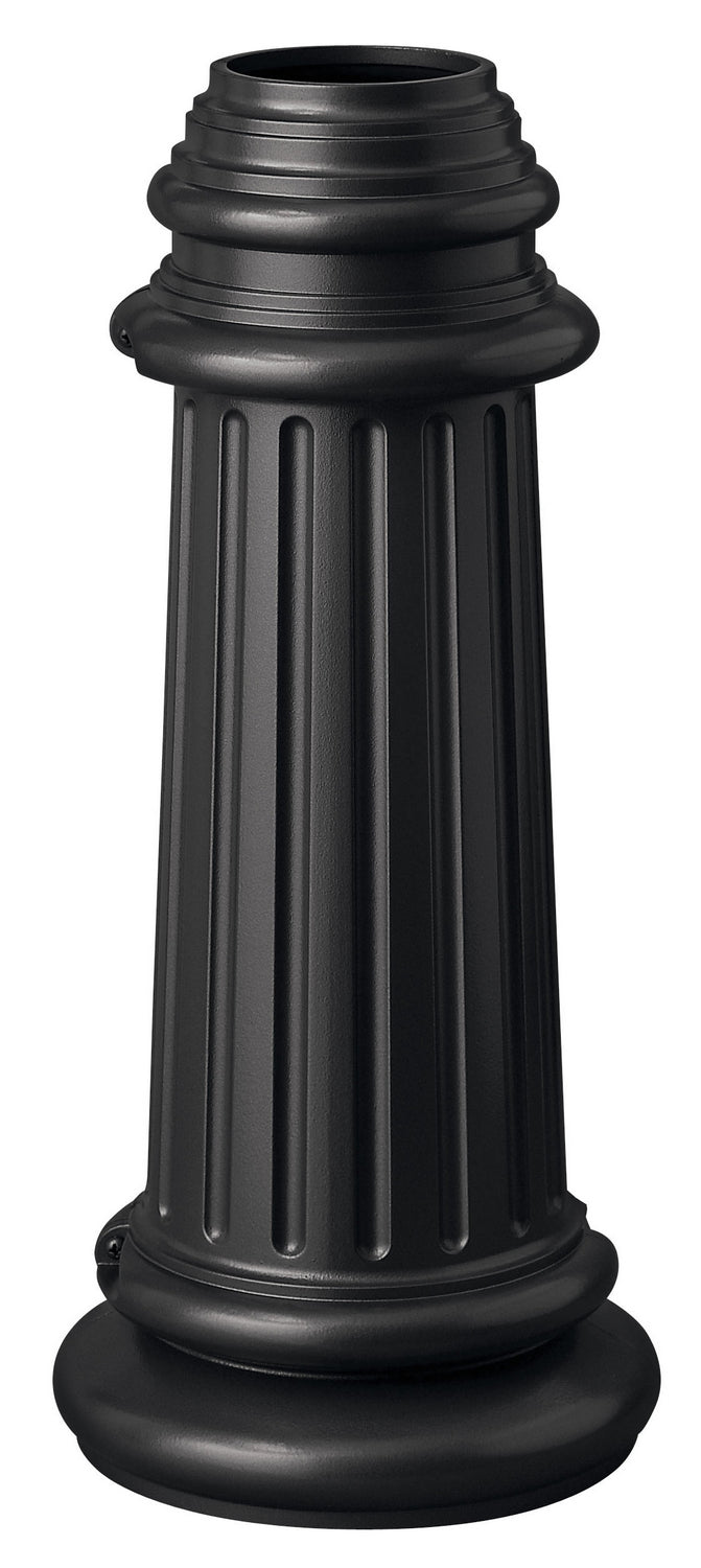Slip Base Direct Burial Post Slip Base in Black
