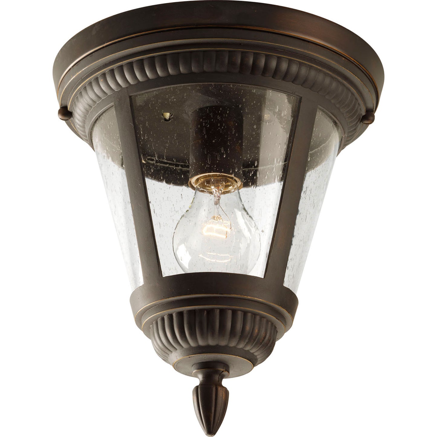 Westport One Light Close to Ceiling in Antique Bronze