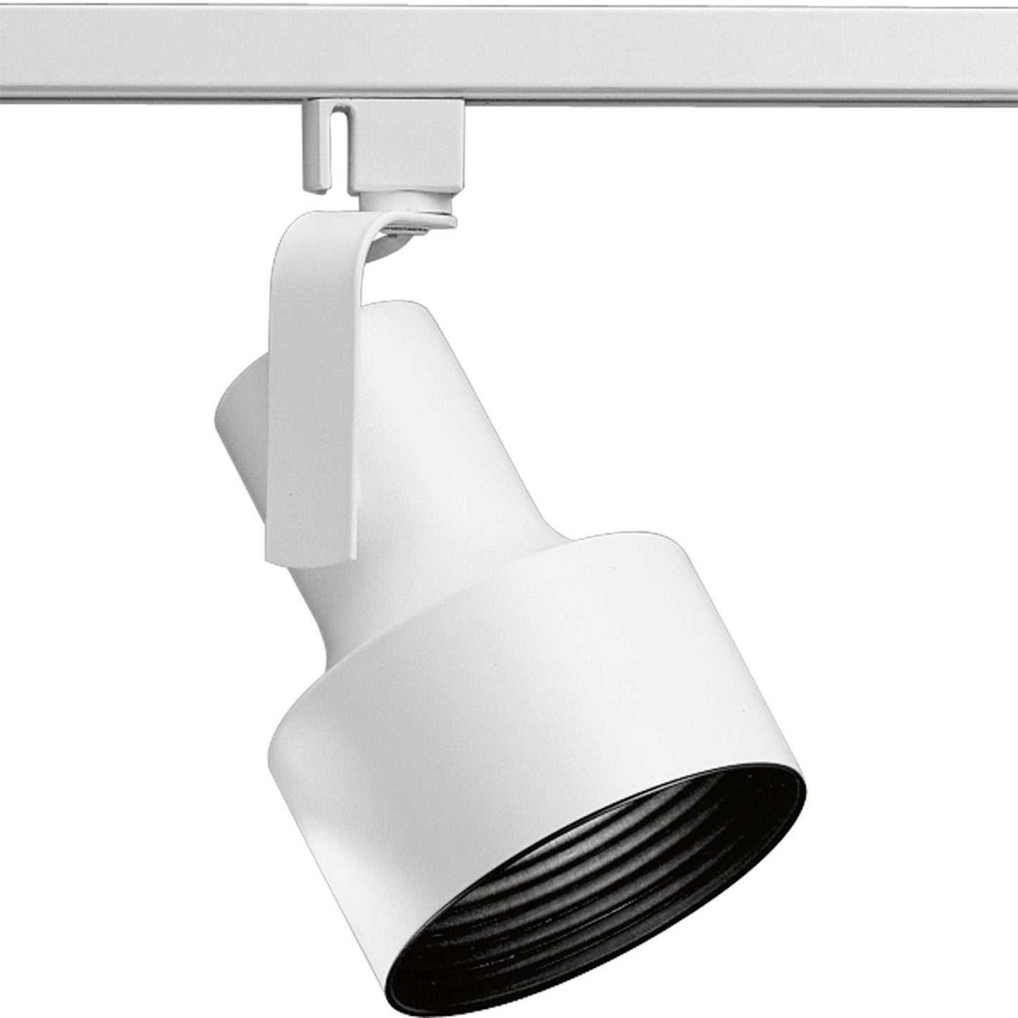 Track Head One Light Track Head in White