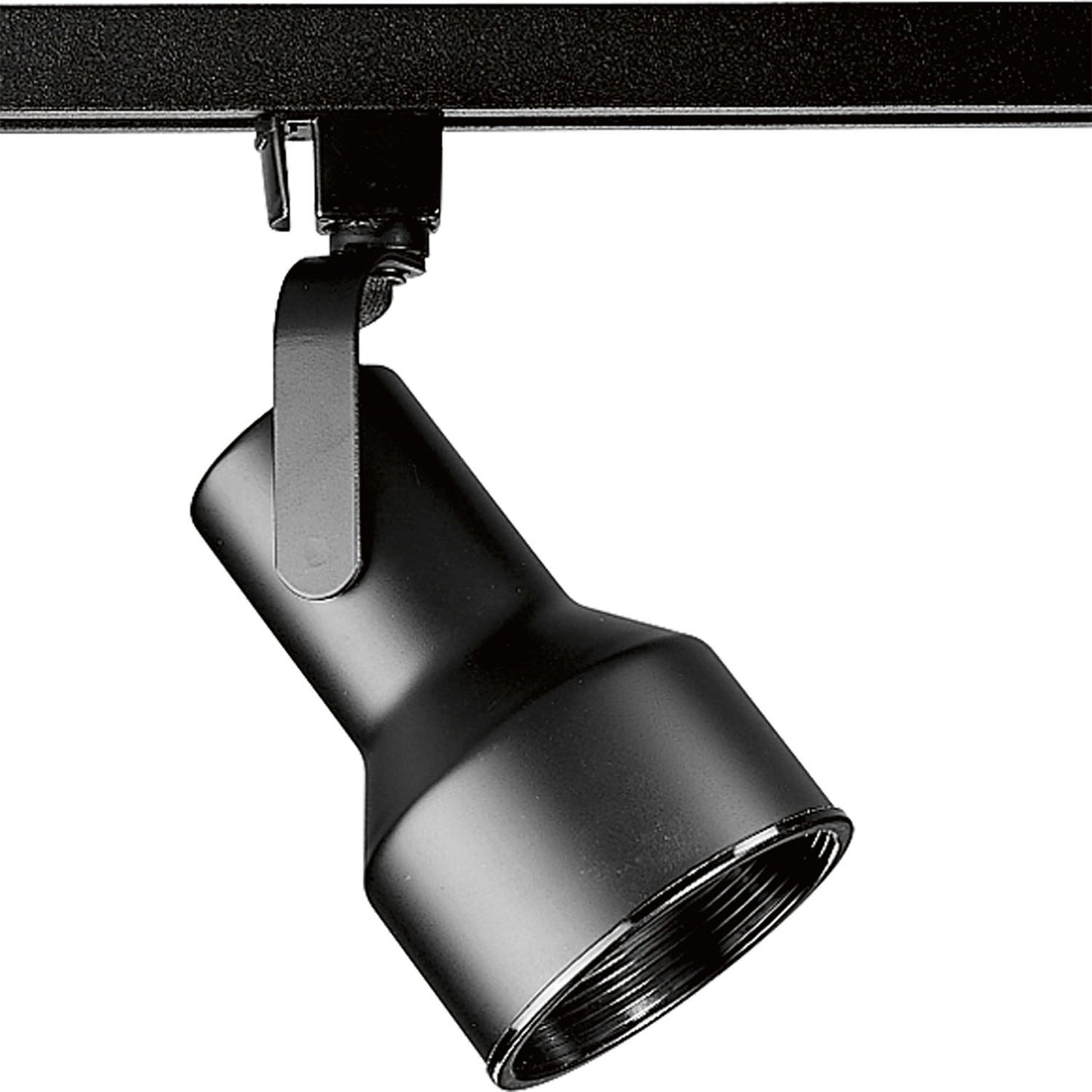 Track Head One Light Track Head in Black