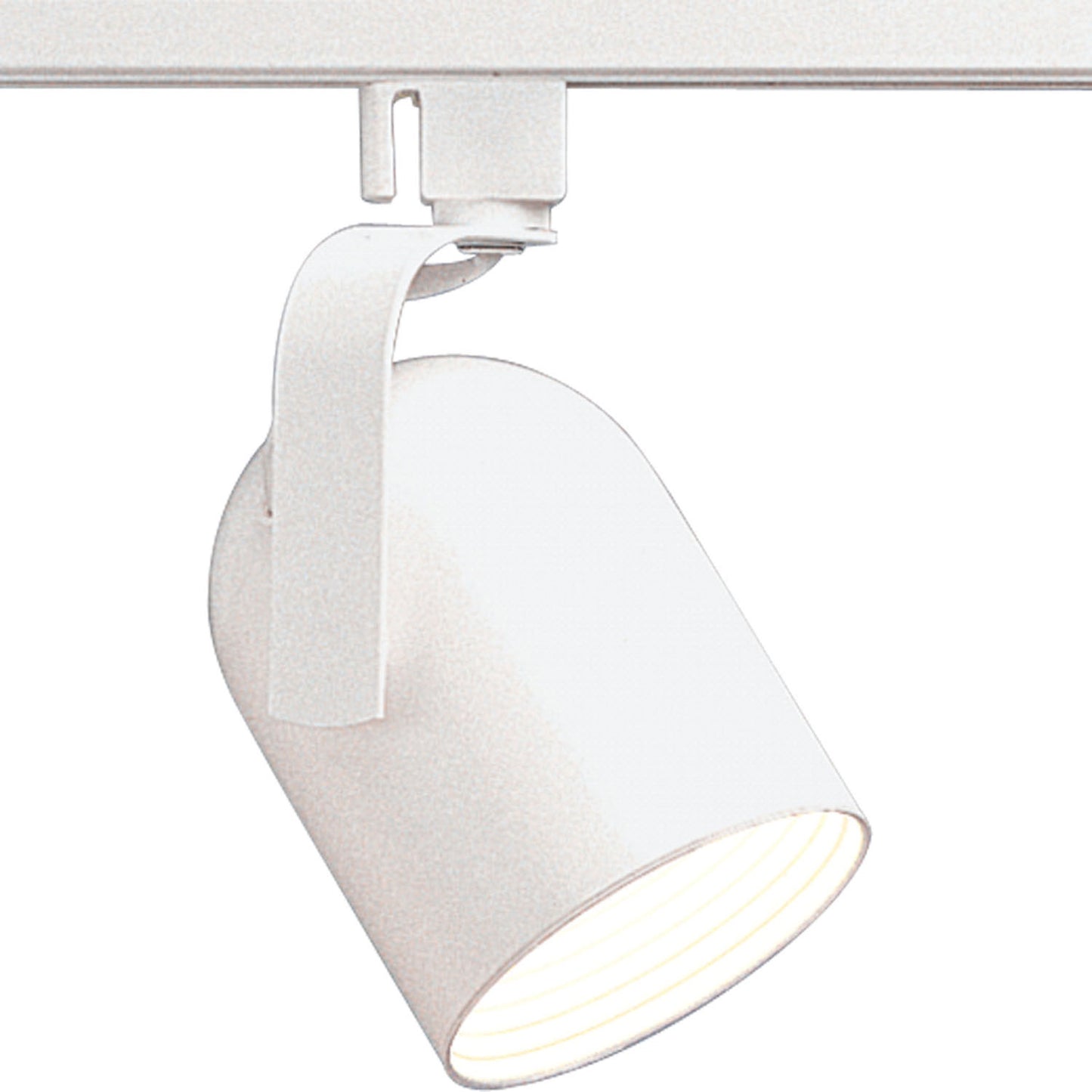 Track Head One Light Track Head in White