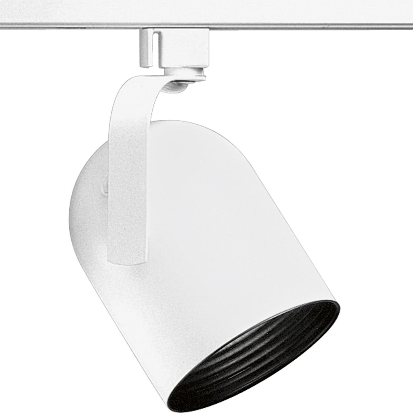Track Head One Light Track Head in White