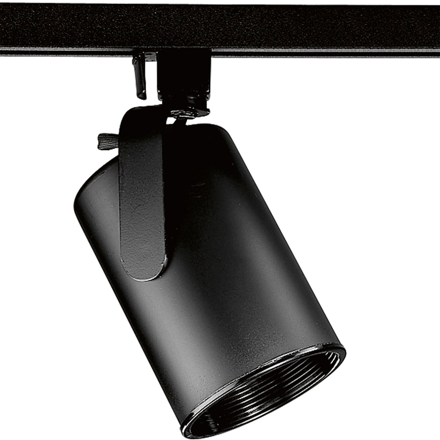Track Head One Light Track Head in Black