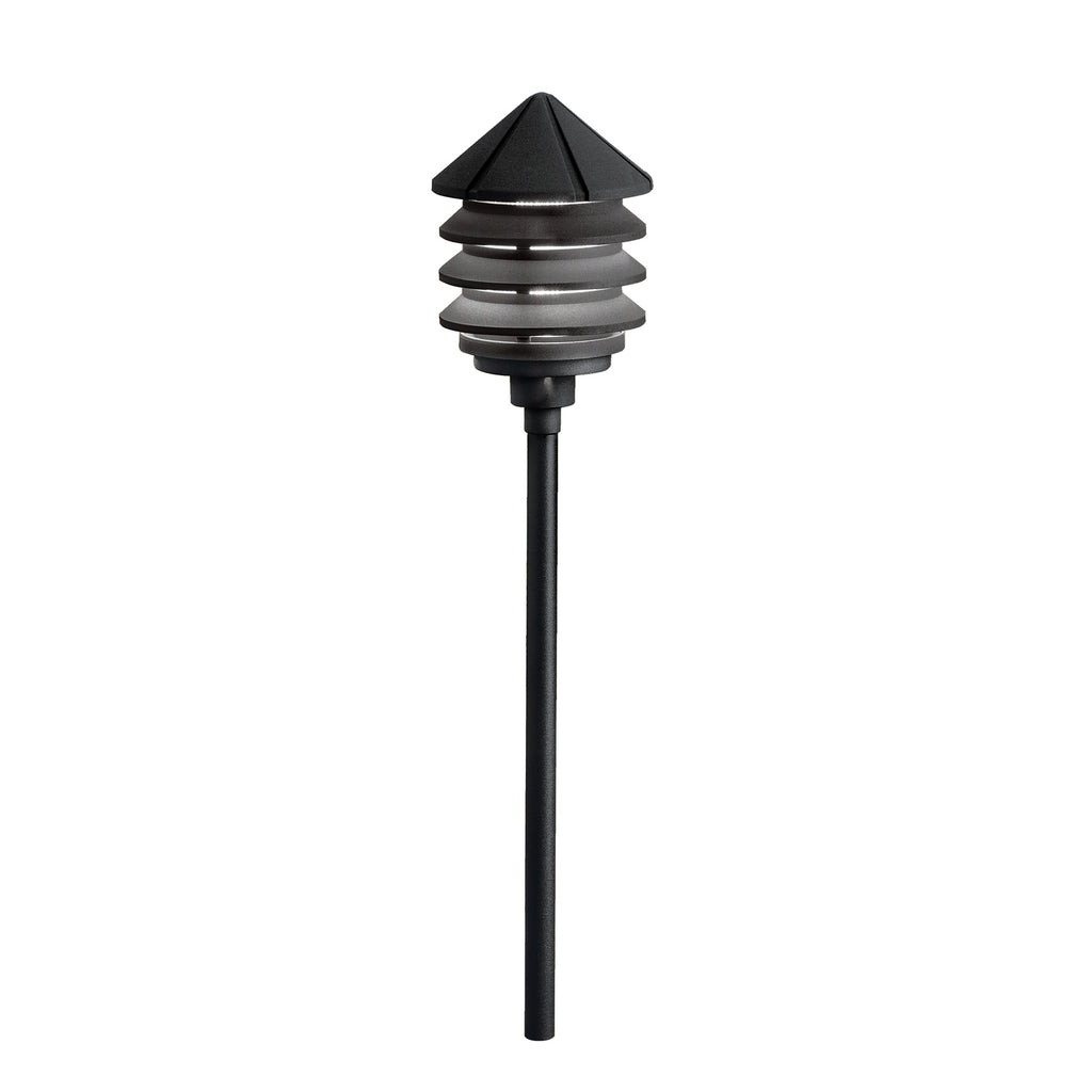 Six Groove One Light Path & Spread in Textured Black