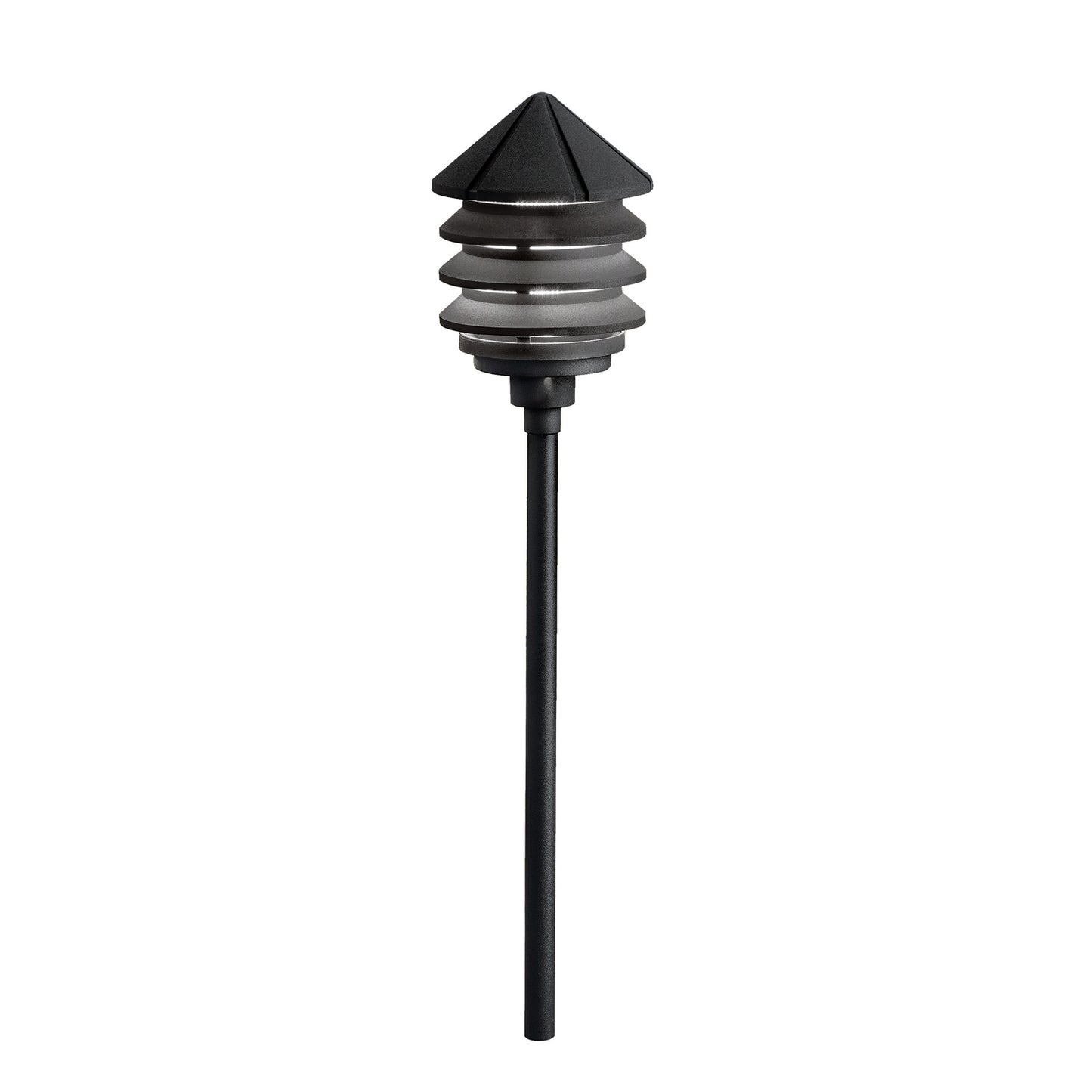 Six Groove One Light Path & Spread in Textured Black