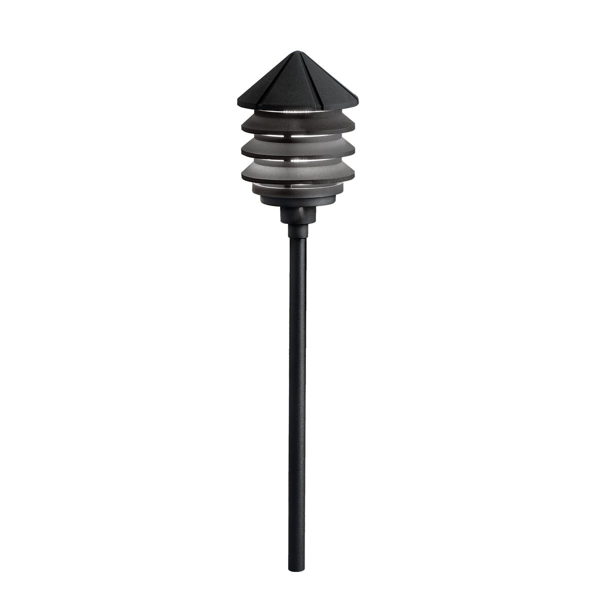 Six Groove One Light Path & Spread in Textured Black
