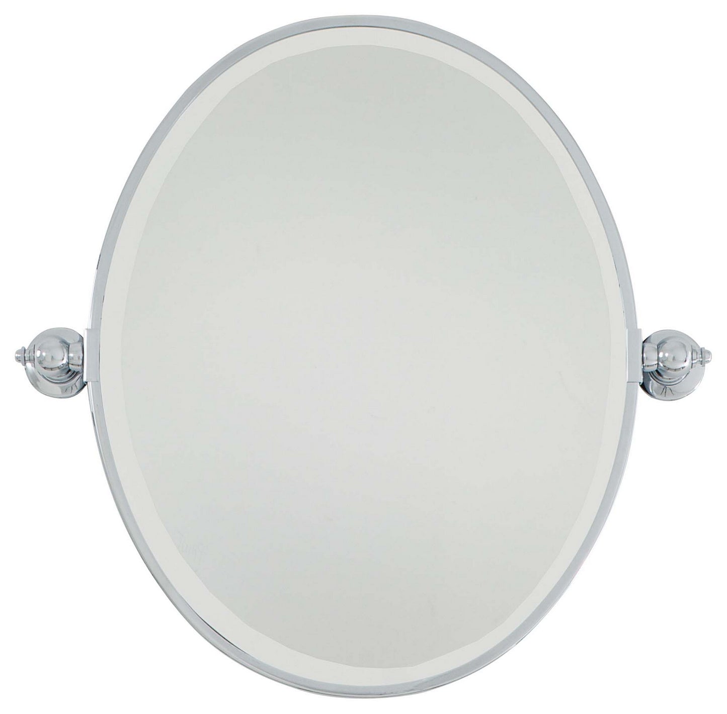 Pivoting Mirrors Mirror in Chrome