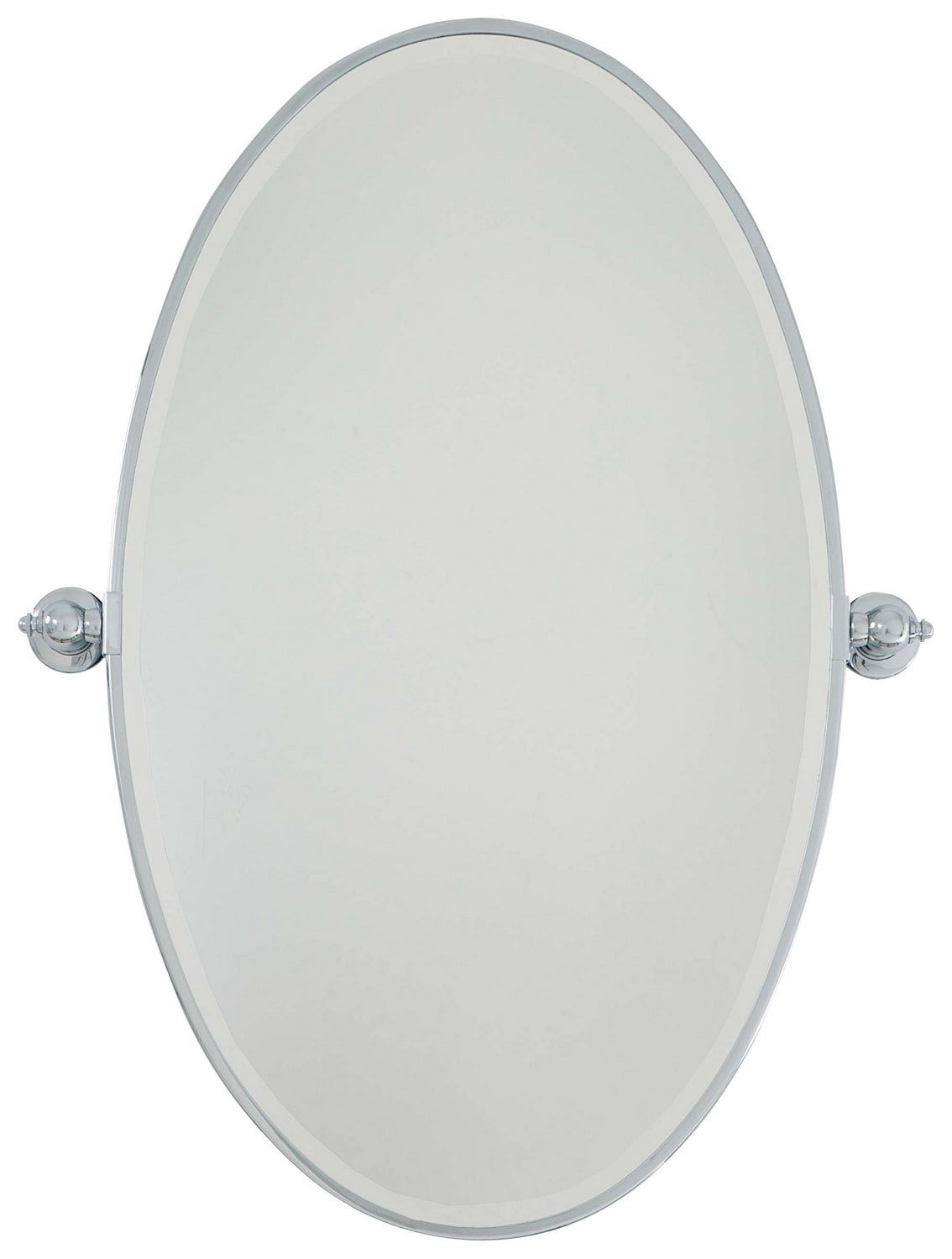 Pivoting Mirrors Mirror in Chrome