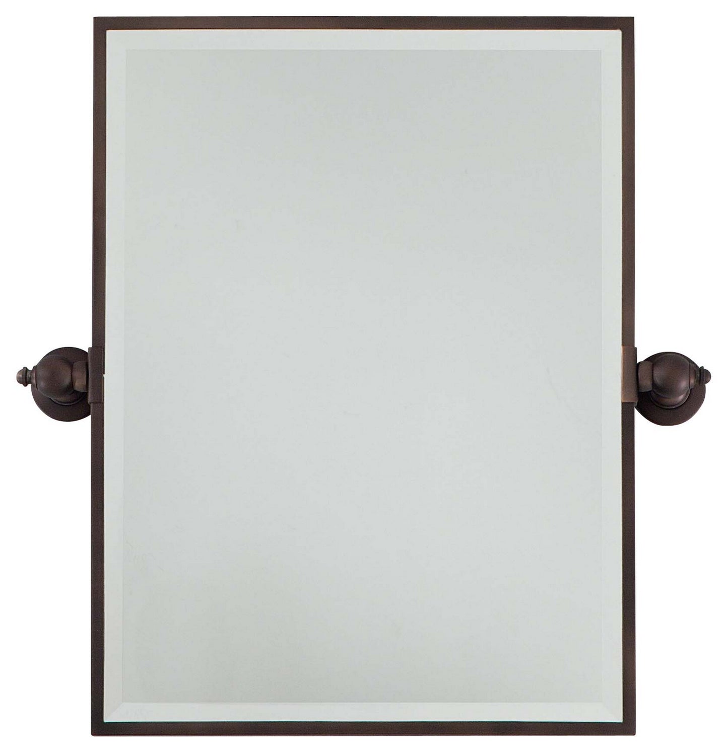 Pivoting Mirrors Mirror in Dark Brushed Bronze