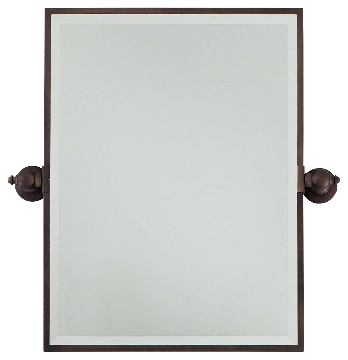 Pivoting Mirrors Mirror in Dark Brushed Bronze