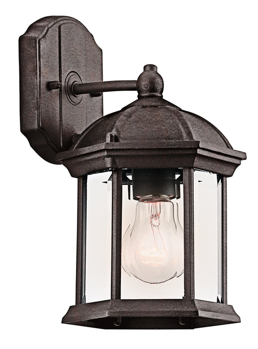 Barrie One Light Outdoor Wall Mount in Tannery Bronze
