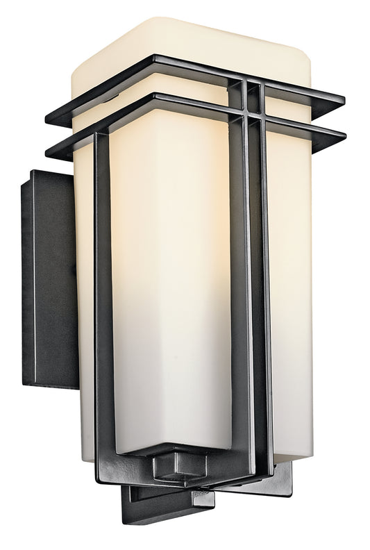 Tremillo One Light Outdoor Wall Mount in Black
