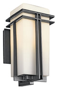 Tremillo One Light Outdoor Wall Mount in Black