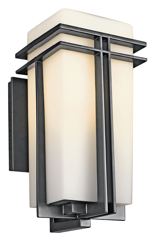 Tremillo One Light Outdoor Wall Mount in Black