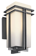 Tremillo One Light Outdoor Wall Mount in Black