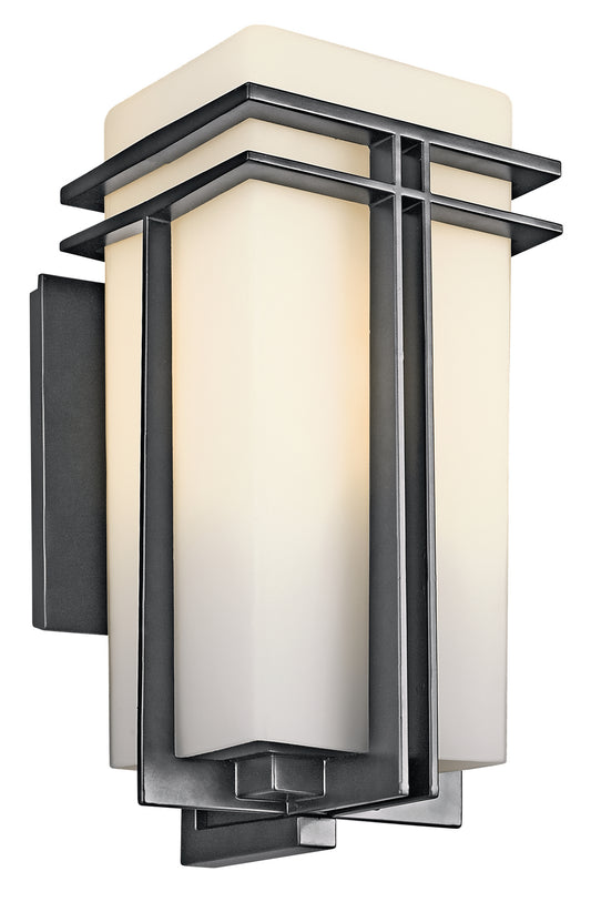 Tremillo One Light Outdoor Wall Mount in Black