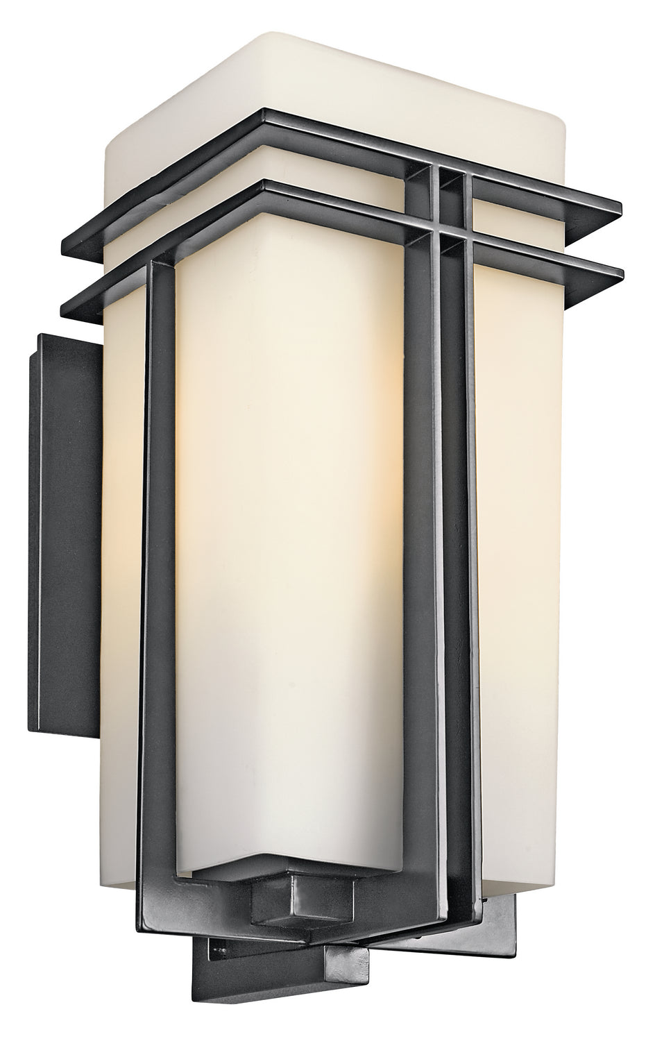 Tremillo One Light Outdoor Wall Mount in Black