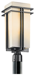 Tremillo One Light Outdoor Post Mount in Black