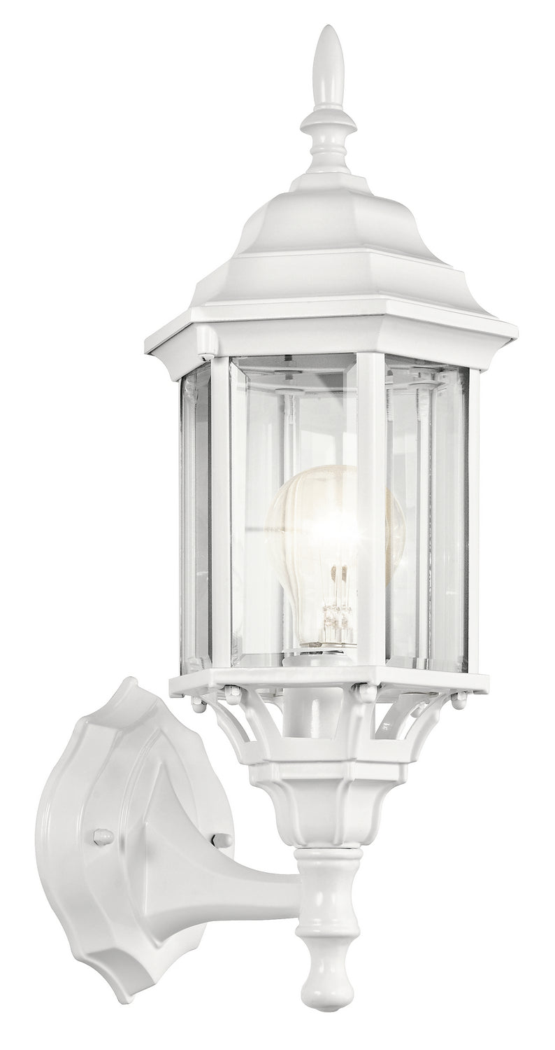 Chesapeake One Light Outdoor Wall Mount in White