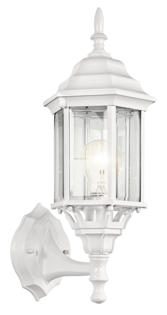 Chesapeake One Light Outdoor Wall Mount in White